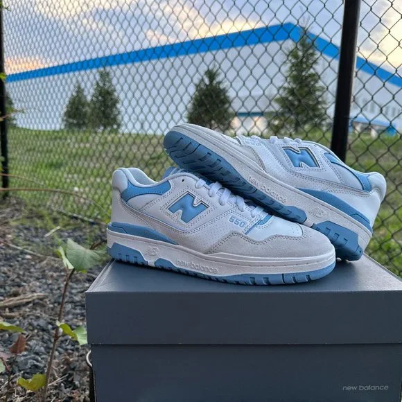 New Balance | Shoes | New Balance 55 White Blue Haze Rain  display picture 3